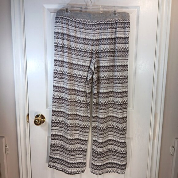 Nautica Fleece Pajamas Pajama Set 2-Piece Cozy Winter Gray Women's Size M NWOT - Picture 15 of 16